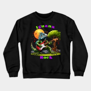 Rocking Reptiles Sunset Serenade Crewneck Sweatshirt